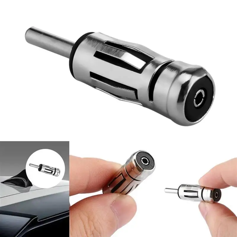

ISO to Din Car Radio Stereo Aerial Antenna Mast Adaptor Connector Plug for Vehicles Radio Adapter