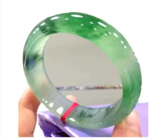 Натуральная Myanmar Jadeite Подвеска из воска разнообразие с зеленый браслет женский стиль без Изумрудного сухого зеленого(сертификат доставки