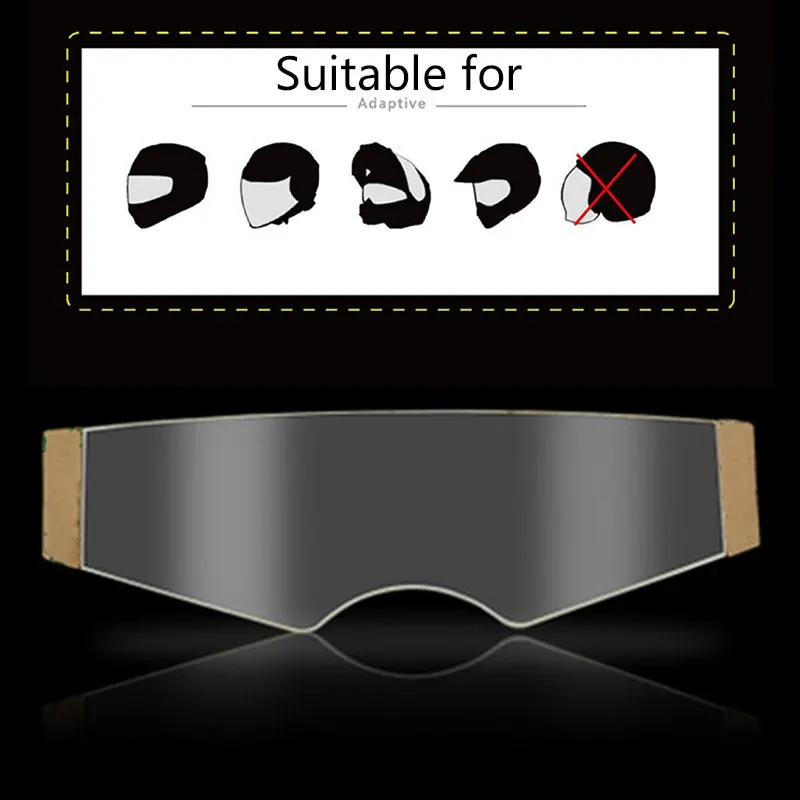 

280*85mm Transparent Helmet Fashion Film Universal Motorcycle Motocross