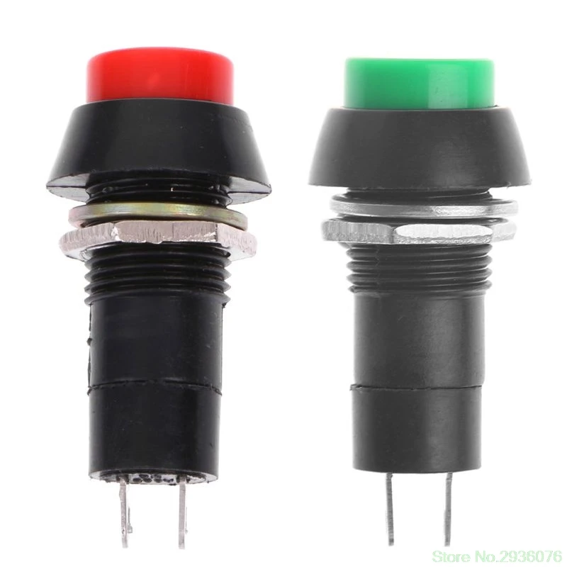 

5Pcs/Set Mini DS-11A Self-Locking SPST Push Button Switch Latching AC 250V 3A Drop Ship Support