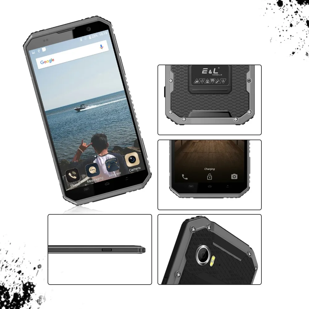 E & L W9 смартфон с 6 дюймовым дисплеем восьмиядерным процессором MTK6753 ОЗУ 2 Гб ПЗУ 16