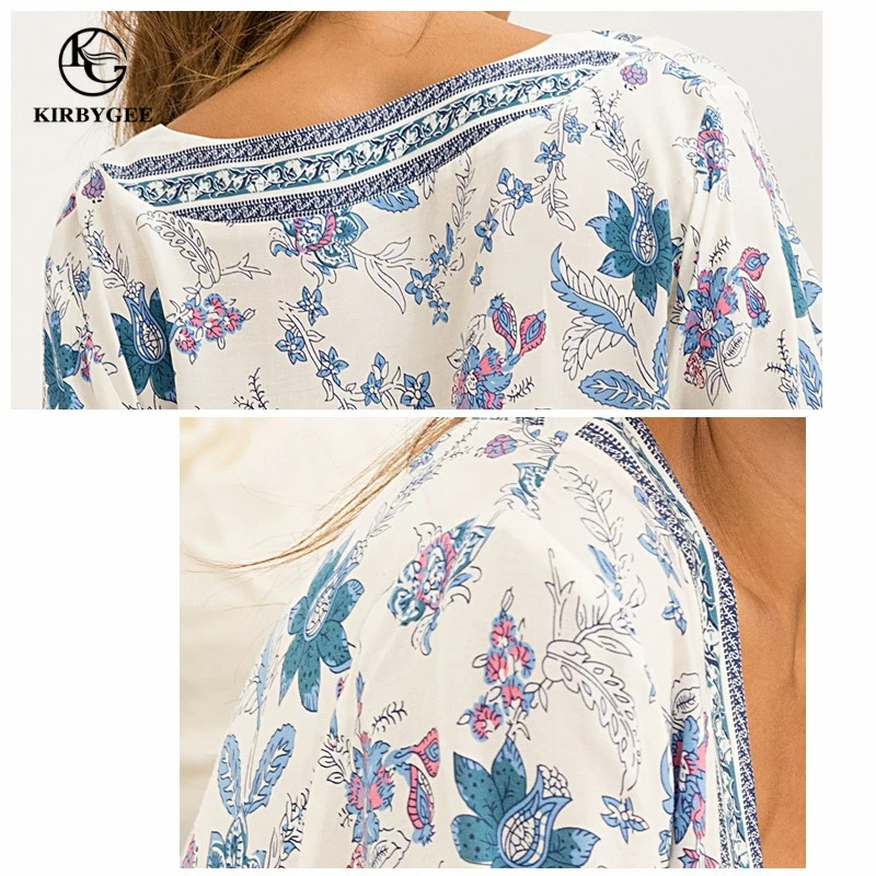 KirbyGee/большие размеры, комбинезоны с кисточками, Элегантные короткие костюмы с длинными рукавами, глубокий v-образный вырез, Boho, Цветочные пляжные комбинезоны, летние комбинезоны, Топ