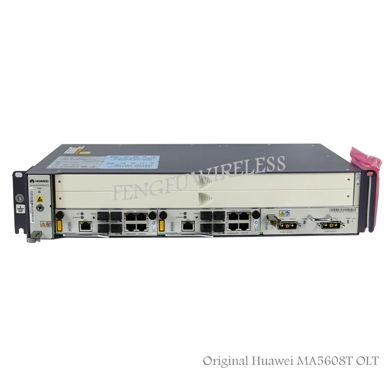 Hua wei 19 дюймов mimi MA5608T GPON/EPON OLT, MA5608T 2*1 г MUCD+ 1* MPWD, AC+ DC мощность оптический OLT