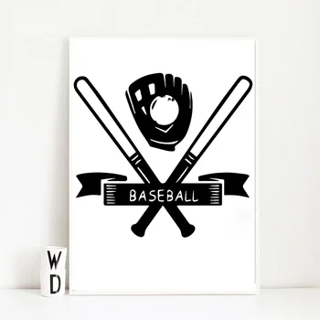 

Vinyl Decals Baseball Vinyl Gymnasium Wall Stickers Wallpaper For Living Room Company Office Decoration Vinyl Art Decals