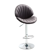Креативный поднятый барный стул бытовой высокий стул со спинкой и подставкой для ног поворачивается обеденный стул Эргономичный стабильный стул для коммерческих помещений