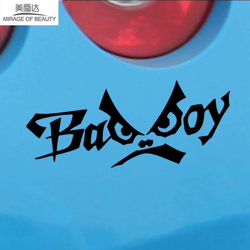 8cm*11cm English Alphabet Bad Boy Creative Personality Funny Eyes Car