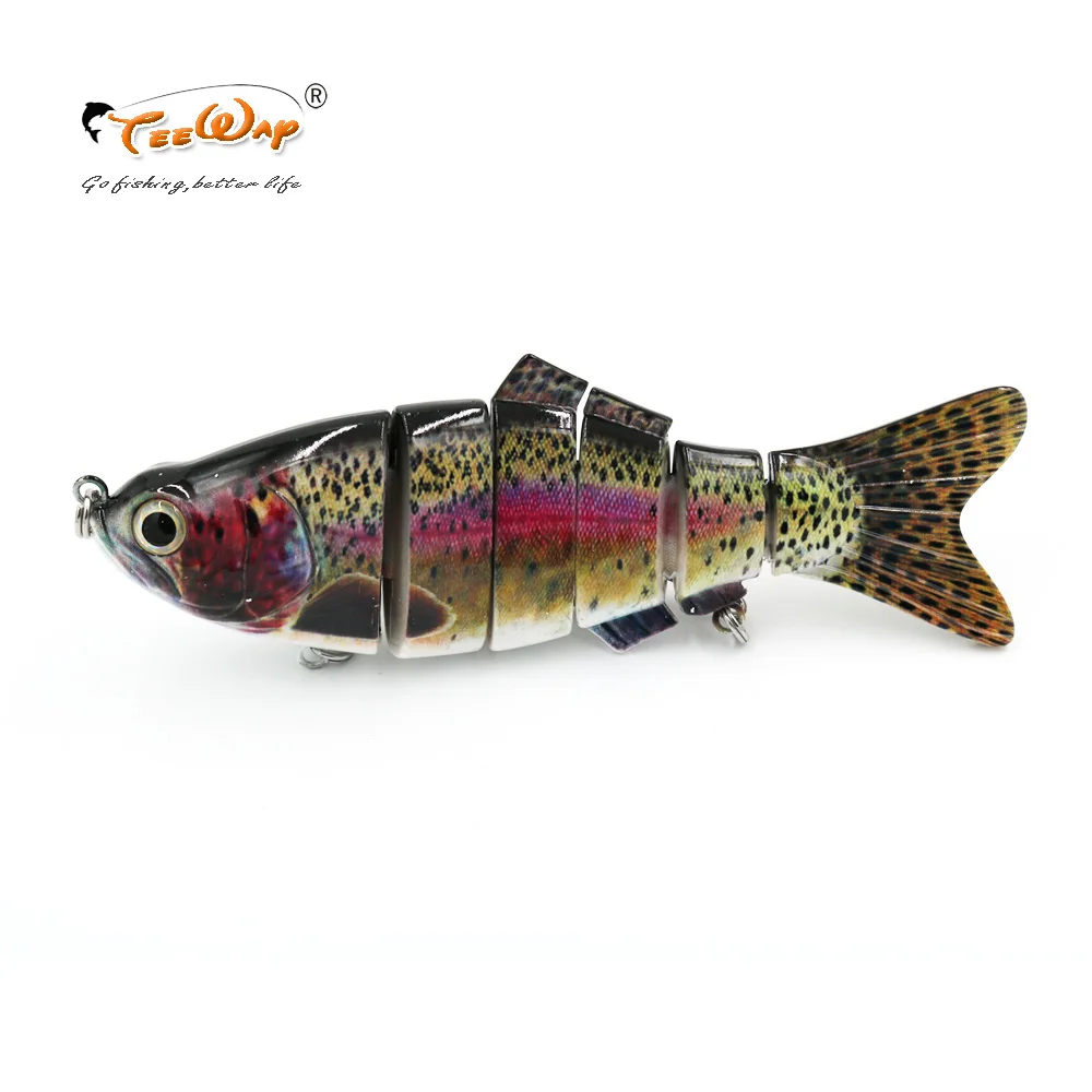 Новый продукт большая рыболовная приманка 6 сегментов Swimbait Crankbait тяжелая