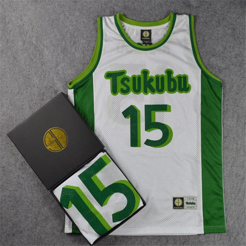 Anime Slam Dunk Shohoku Basketball Replica Top Jersey Cosplay Costume NO.1-15