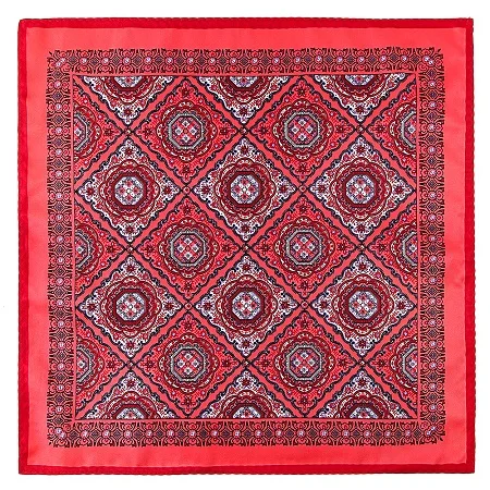 Pocket Square PS005 Портной Смит мужчины Пейсли карман квадратный из микрофибры печати мужские платки синий бордовый Цветочные носовой платок новая мода мужской костюм носовой платок - Цвет: Pocket Square PS005