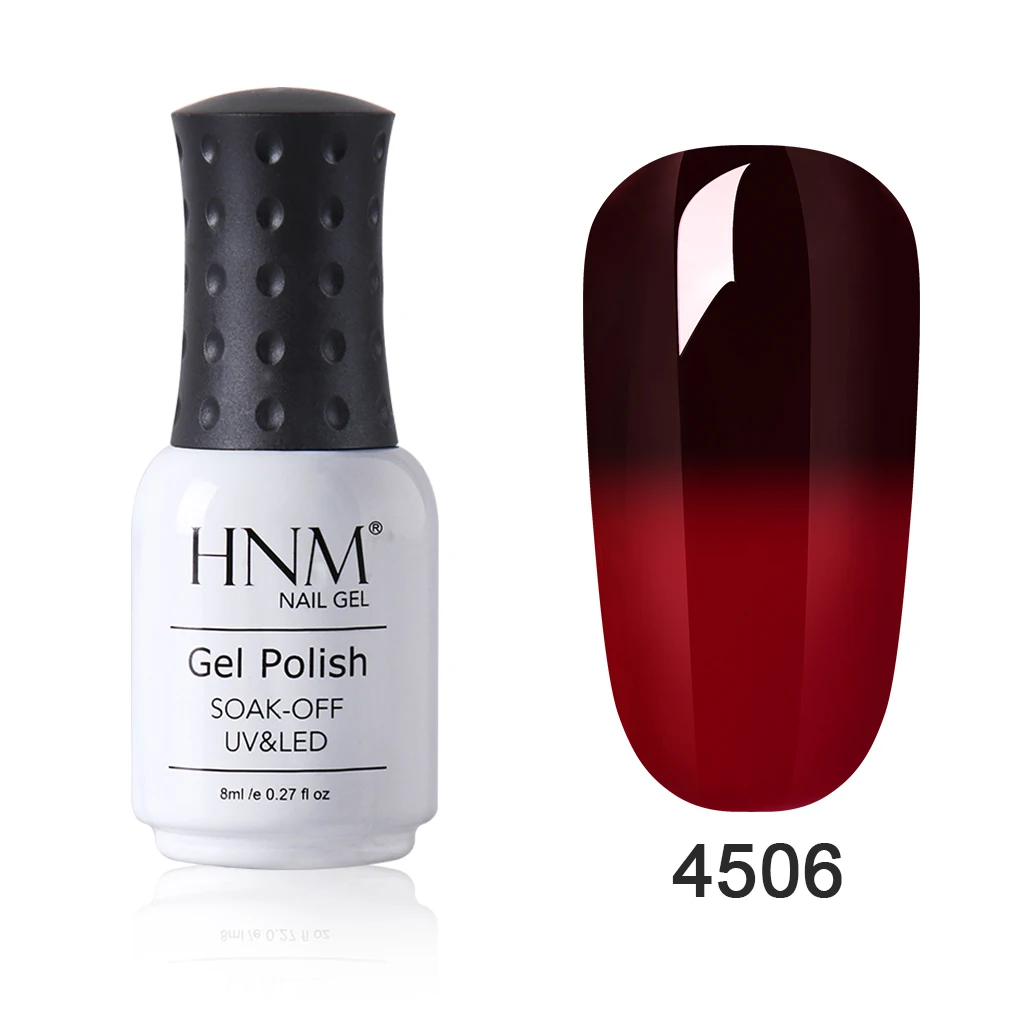 HNM Гель-лак 8 мл тиснение Краска Лак для ногтей Vernis a Ongle Nail Art Nagellak Lucky лак Гибридный лак краска геллак чернила - Цвет: 4506