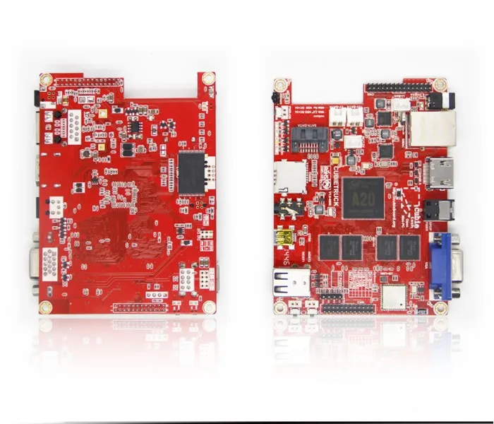Процессор Cubietruck Cubieboard 3 двухъядерный A20 2 Гб DDR3 8 ГБ NAND Wi Fi BT мини ПК с открытым