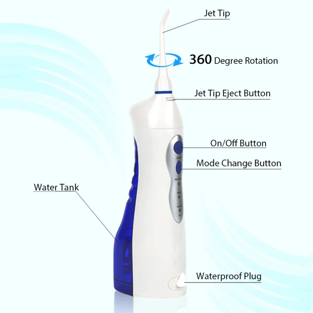 Вацлав Вода Flosser Стоматологическая ирригатор для полости рта зубная нить воды