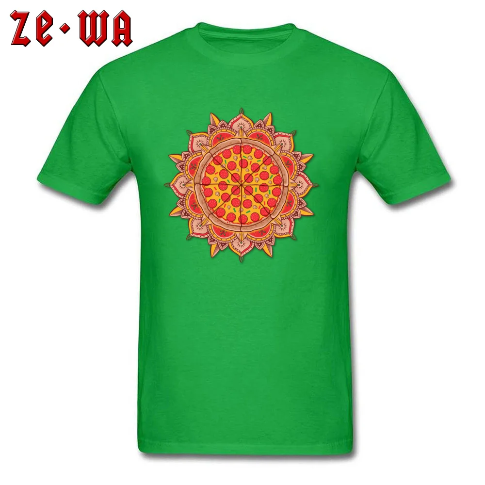 Sacred Pizza T-shirts Short Sleeve Funny Wholesale Men ostern Day Tops Shirts Funny T Shirts O Neck 100% Cotton Sacred Pizza green