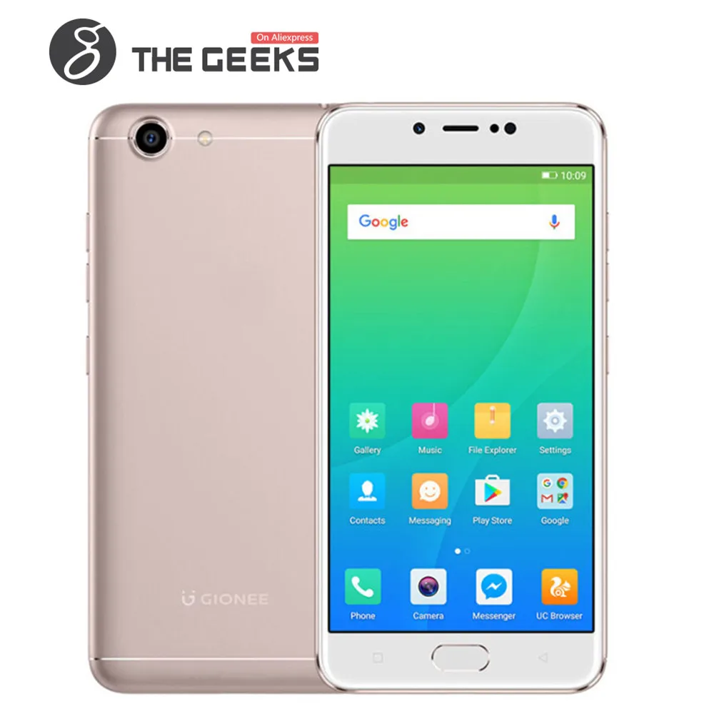 

Quad Core Android Smartphone Snapdragon 427 1.4GHz 13MP+16MP 3100mAh 5.2 Inch HD Screen LTE 4GB RAM 32GB ROM GIONEE S10 LITE