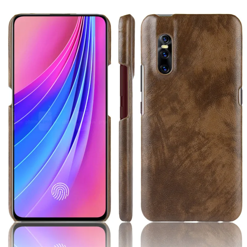 For VIVO V15 Pro ShockProof luxury PU Leather Hard Back Cover Case For VIVO V15Pro V15 Pro Phone Case