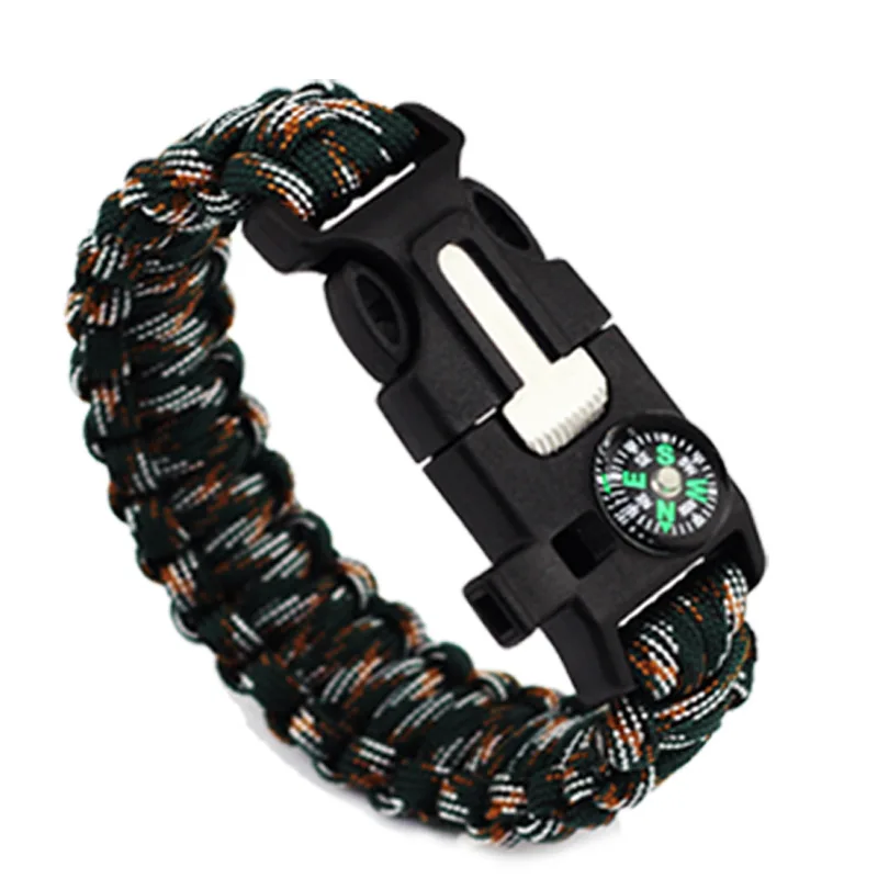 2018 المشي لمسافات طويلة تسلق Paracord سوار في الهواء الطلق صافرة بقاء العتاد معدات البوصلة مشبك الهروب سوار كاتب حبل 2018 المشي لمسافات طويلة تسلق Paracord سوار في الهواء الطلق صافرة بقاء العتاد معدات البوصلة مشبك الهروب سوار كاتب حبل