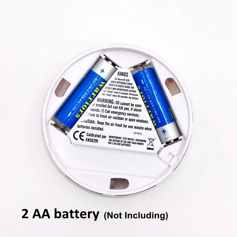 Home Security LCD Carbon Monoxide Detector Independent CO Gas Sensor 85dB Warning-up High Sensitive Poisoning Alarm Detector