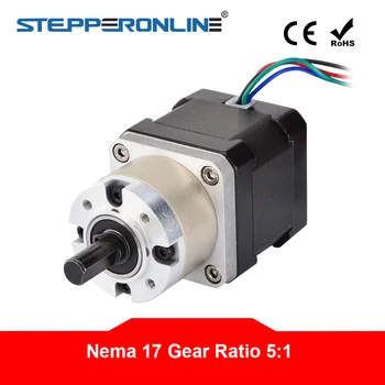 

Nema 17 Stepper Motor 42 Motor Extruder Gear Stepper Motor 5.18:1 Planetary Gearbox 1.68A 4-lead Nema17 Step Motor