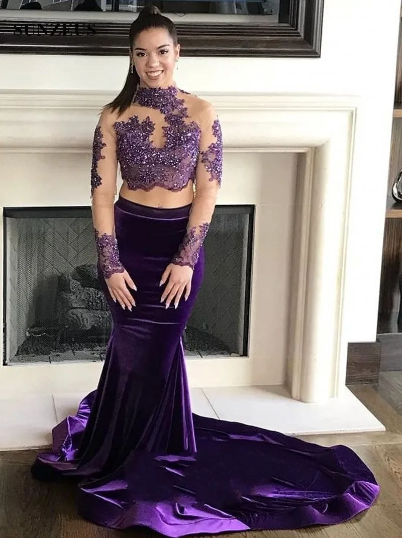 conew_91-3 beaded-purple-lace-and-velvet-two-piece-mermaid-prom-dress-4 (2)_conew1