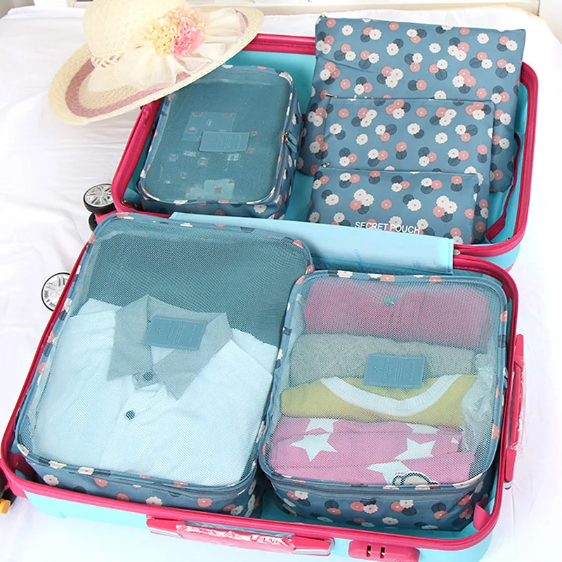 6 шт. дорожный органайзер для одежды белья|storage bag set|storage bagtravel storage set |