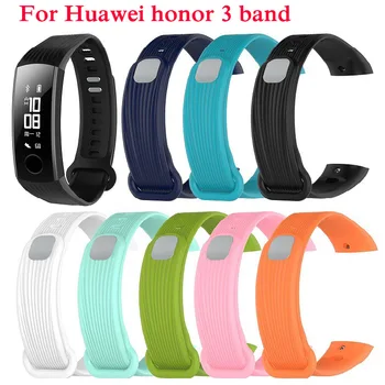 

Sports Silicone Wrist Band Strap for Huawei Honor Band 3 Smart Fitness Tracker Wristband smartWatch Band & Tools Accessories D21