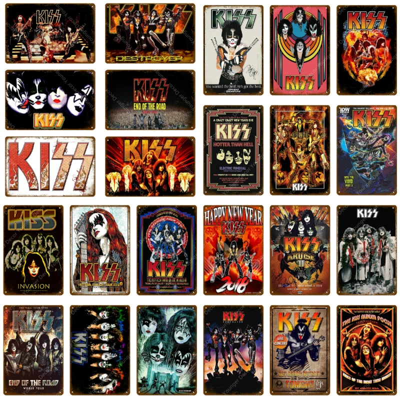 Kiss Vintage Reproduction Metal Sign