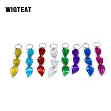 10 шт. Пластиковые Блестки Подвески Кольца для волос коса дреды бусины клипсы для волос Dread подвеска в виде трубочки дредлок аксессуары для волос инструмент