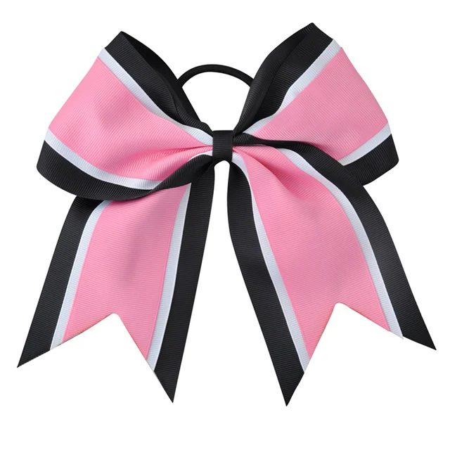 Buy Ruoshui 7'' Girls Rubber Band Hair Bows With Elastic Hair Band Colorful