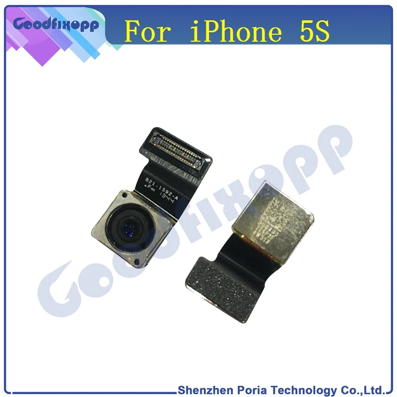 IP0040 100% Original New For iPhone 5S 8.0 Mega Pixels Back Rear Big Camera Module With Flex Cable Ribbon (4)
