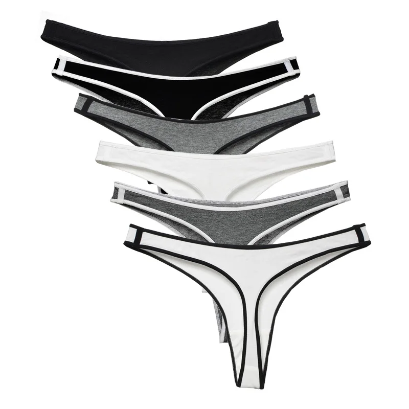 

New Women G String Thongs Low Rise Contton Tanga Briefs Sexy Panties Ladies' Seamless Lingerie high quality Female Underwear