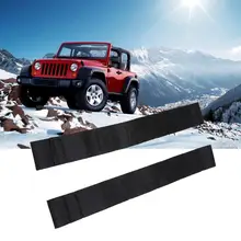 

2 pcs Heavy Duty Black Nylon Material Car Adjustable Door Limiting Strap for Jeep CJ TJ YJ 1955-2006 Auto Accessories