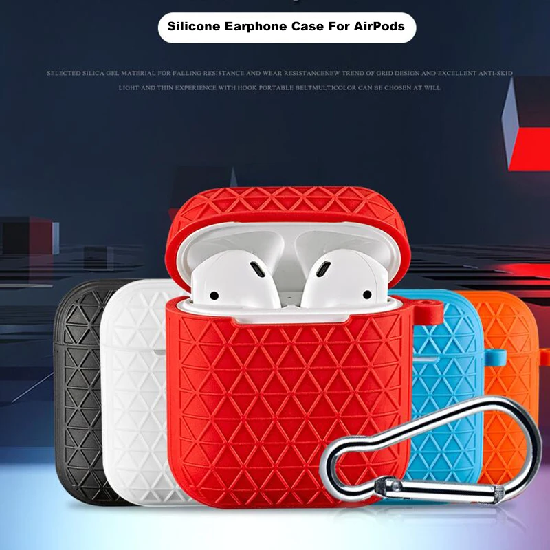 Защитный силиконовый чехол для AirPods ударопрочный наушников Apple Airpod аксессуары