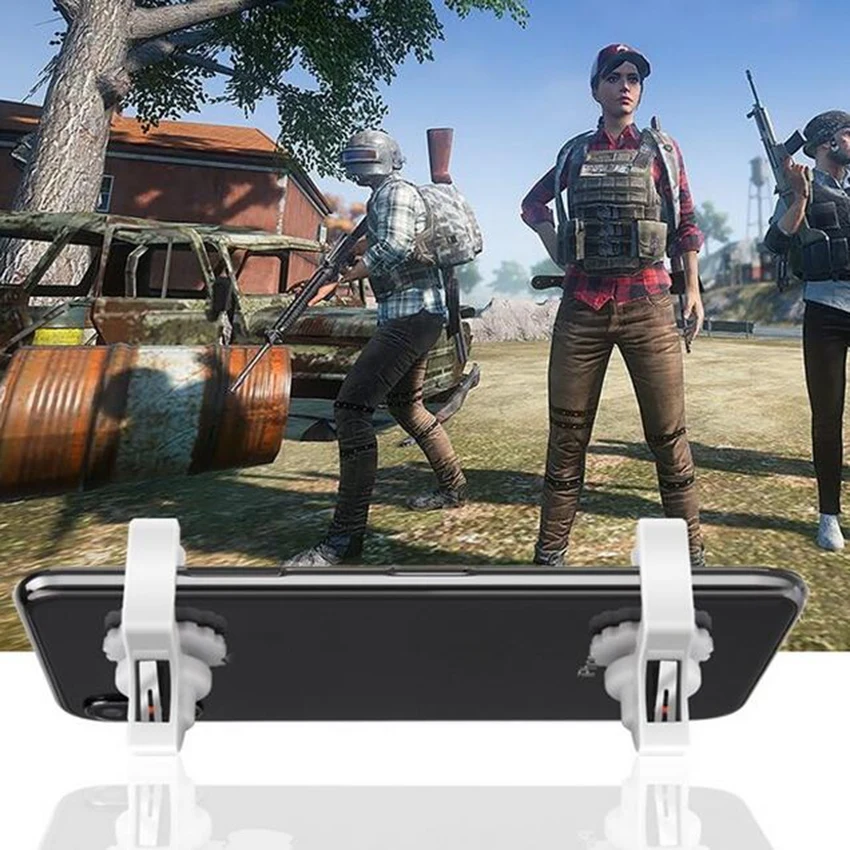 2 Pcs L1 R1 PUBG Mobile Trigger Controller Smartphone L1R1