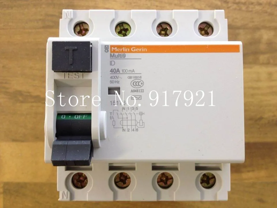 

[ZOB] Оригинальный RCCB 40A 100MA 15176 автоматический выключатель утечки после новый подлинный