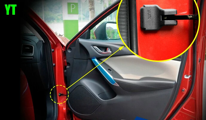 Авто двери проверяет защитную крышку, водонепроницаемый протектор для Mazda 3 6 CX-5 2013, авто аксессуары