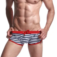 Fanceey сексуальный купальник мужские плавки мужские в полоску шорты для плавания мужские Плавки пляжная одежда пляжные шорты Большие размеры
