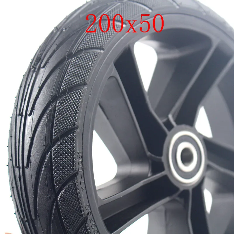 Front and Rear Scooter Solid Tire for Xiaomi Ninebot ES1 ES2 Electric Scooter Kickscooter 8 Inch 200x50 Non-Pneumatic Tire