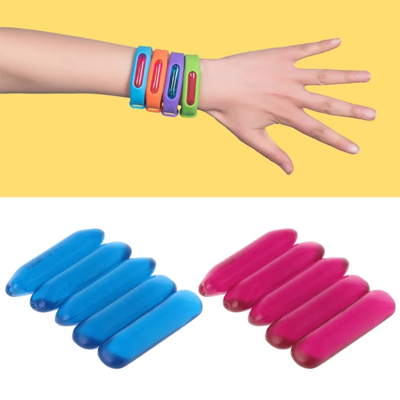 5pcs Anti-Mosquito Oil Capsule Mosquito Repellent Bracelets Accessories