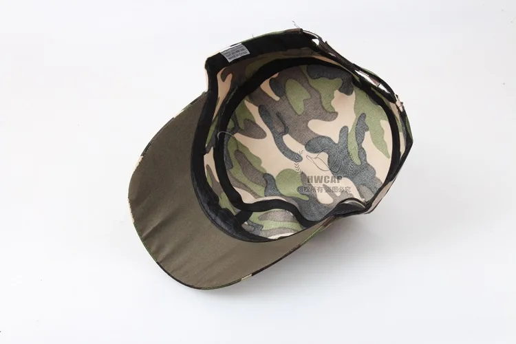 Дизайнерские камуфляжные военные шляпы Мода Высокое качество Регулируемая случайные Армия колпачок для мужчин и женщин пик крышка
