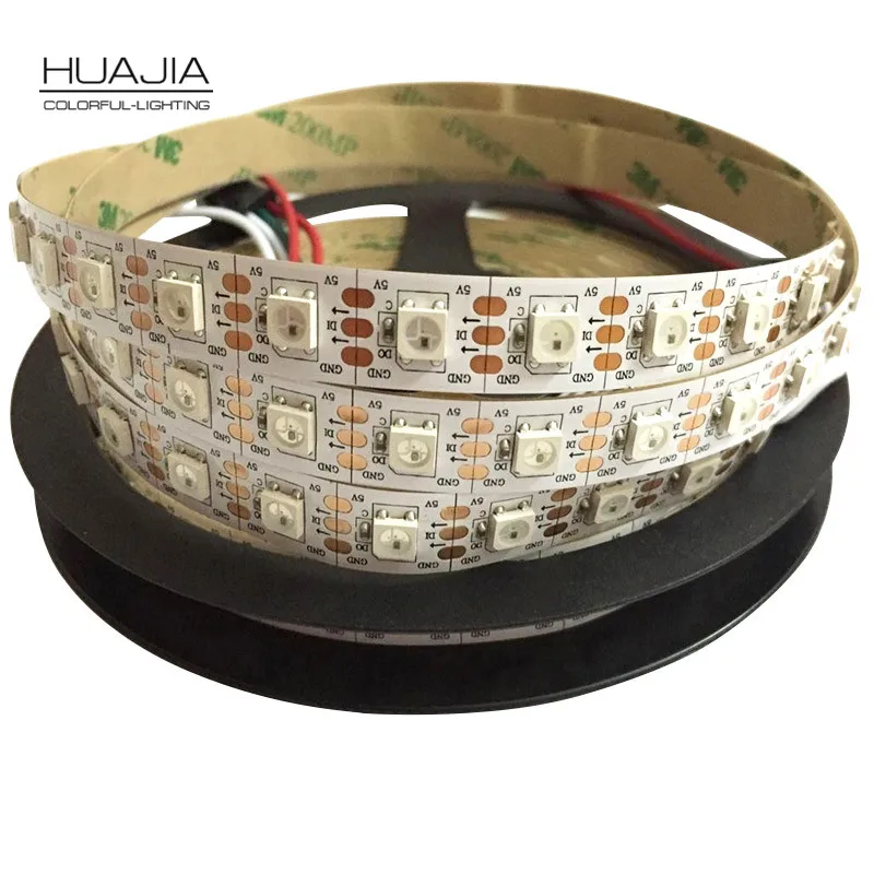 

1M Led SK6812 74Leds/m 74IC/m Pixel LED Strip RGB SMD5050 White PCB Programmable Addressable 6812 IC LED Strip Dream Magic Color