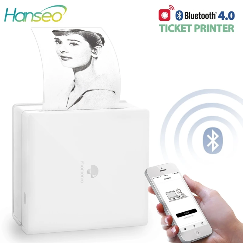 Phomemo термопринтер Bluetooth мини беспроводной бумажный Карманный принтер