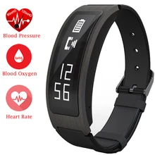 Original ZB63 Smart Bracelet Talk Band TalkBand Heart Rate Blood Pressure Oxygen Pedometer Bluetooth Smartband Watch