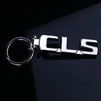 Брелоки новые для Mercedes Benz A B C E S GL брелоки SLK GLK CLS GLC ML AMG 3D автомобильный брелок для ключей металл кольцо брелок кольца - Название цвета: CLS