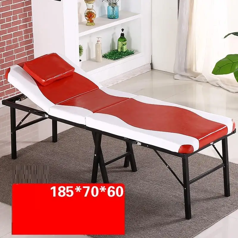 Cadeira De Massagem Cama beauty Mueble Tattoo Lettino Massaggio салонное кресло Camilla masaje складывающаяся Массажная кровать - Цвет: MODEL O