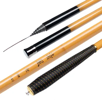 

High Carbon Fiber Power Hand Rod Pole Short Portable 28 Tune Hard Fishing Rod Canne Fishing Gear Set Fishing Supplies 3.6-7.2m