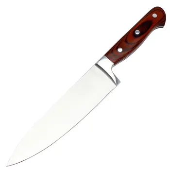 

1PCS 8 inch High quality sushi knife sharp Santoku knife stainless steel chef knife color wood handle
