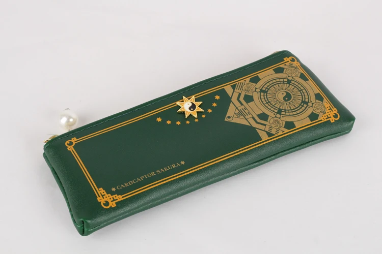 MSMO Anime CardCaptor Sakura Cosplay The Clow Long Zip Coin Purses Kinomoto Sakura Clow Card Wallet Purse 9