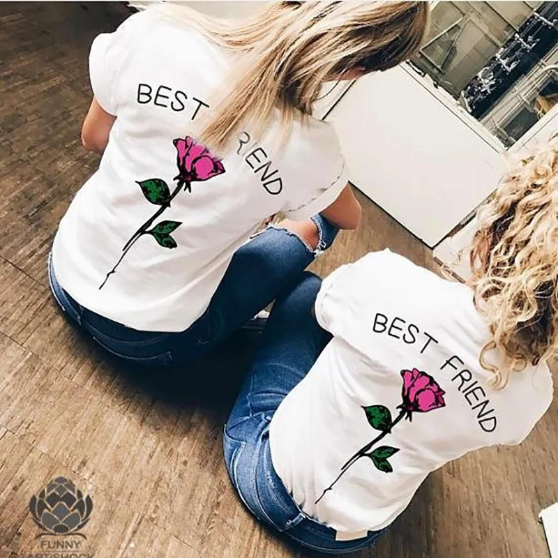 Katun Persahabatan Kasual Tops 