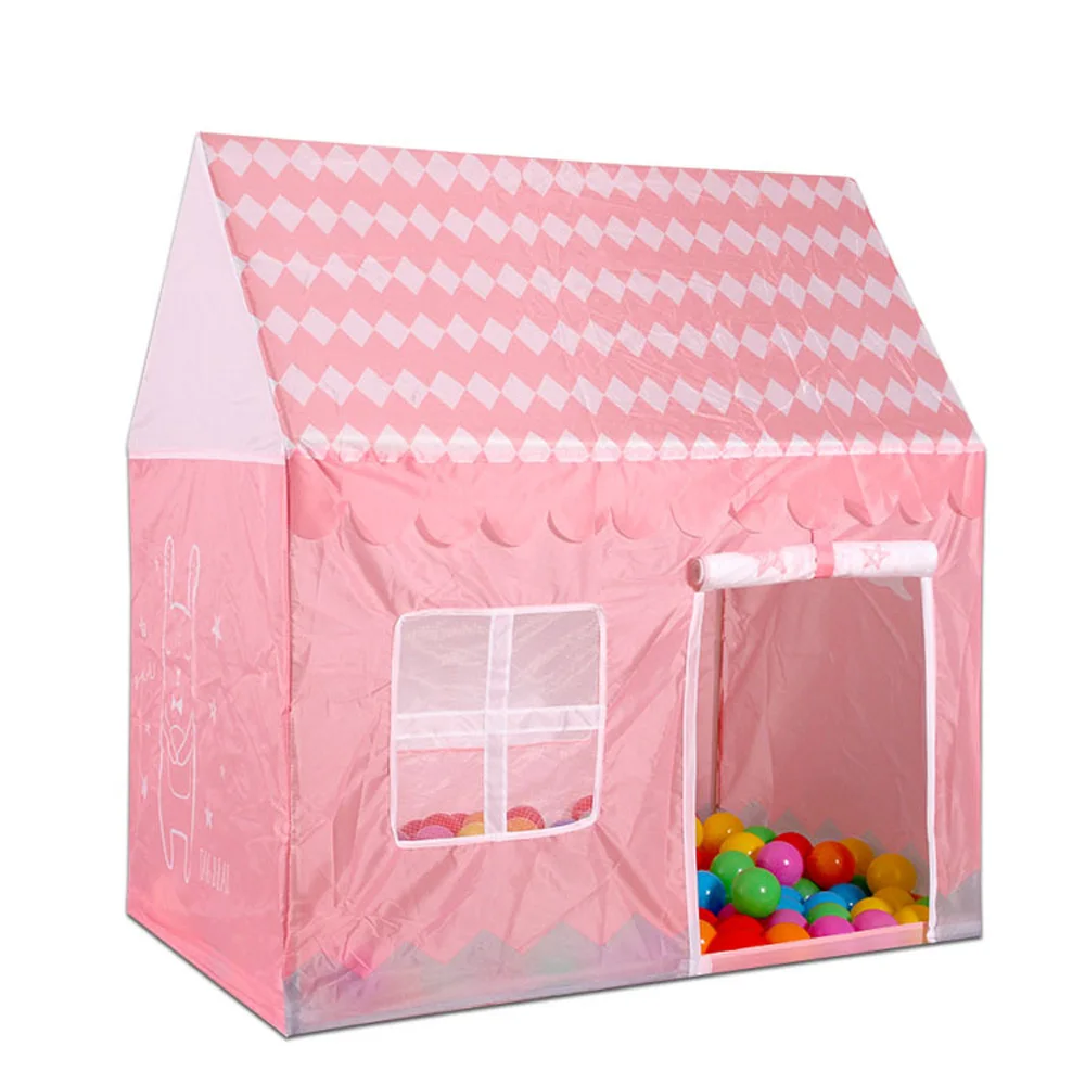 Casa de castelo para crianças, tenda de brinquedo dobrável, decoração interna, para presente de natal