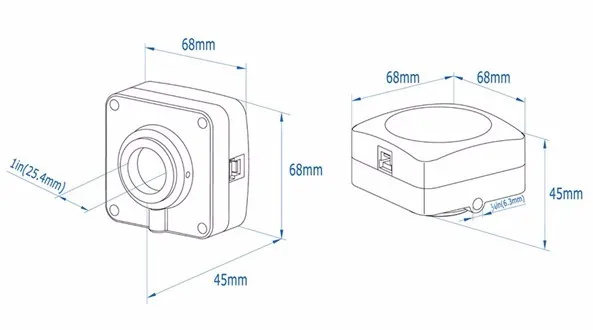 Wi-Fi 720PA микроскоп камера с Aptina сенсор цифровая камера s